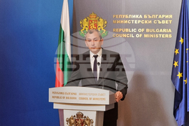 Министерски съвет - Михаил Околийски - брифинг