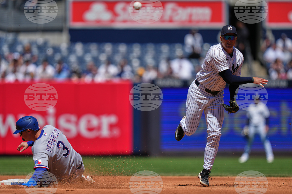 Rangers Yankees Baseball