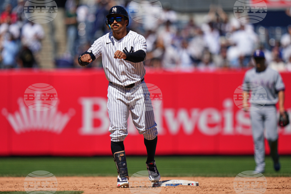 Rangers Yankees Baseball