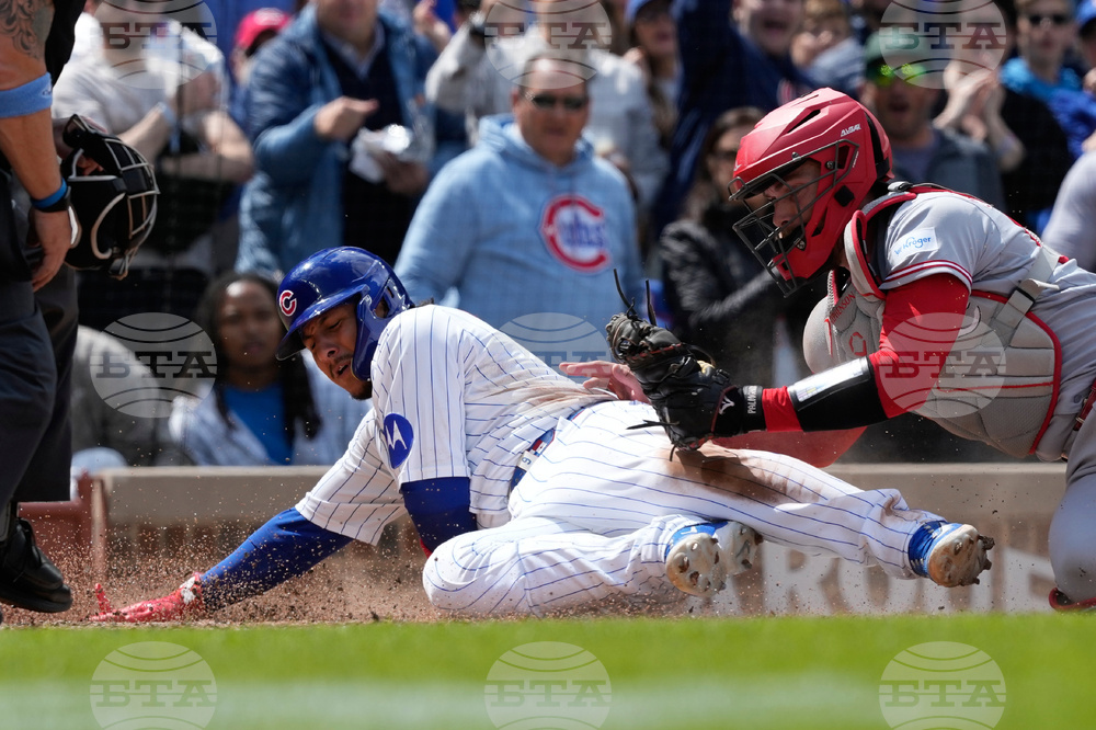 Reds Cubs Baseball