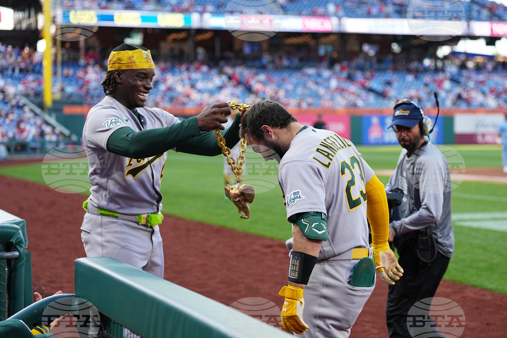 Athletics Phillies Baseball
