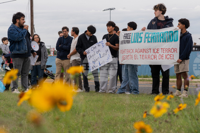 Texas Luis ICE Rally