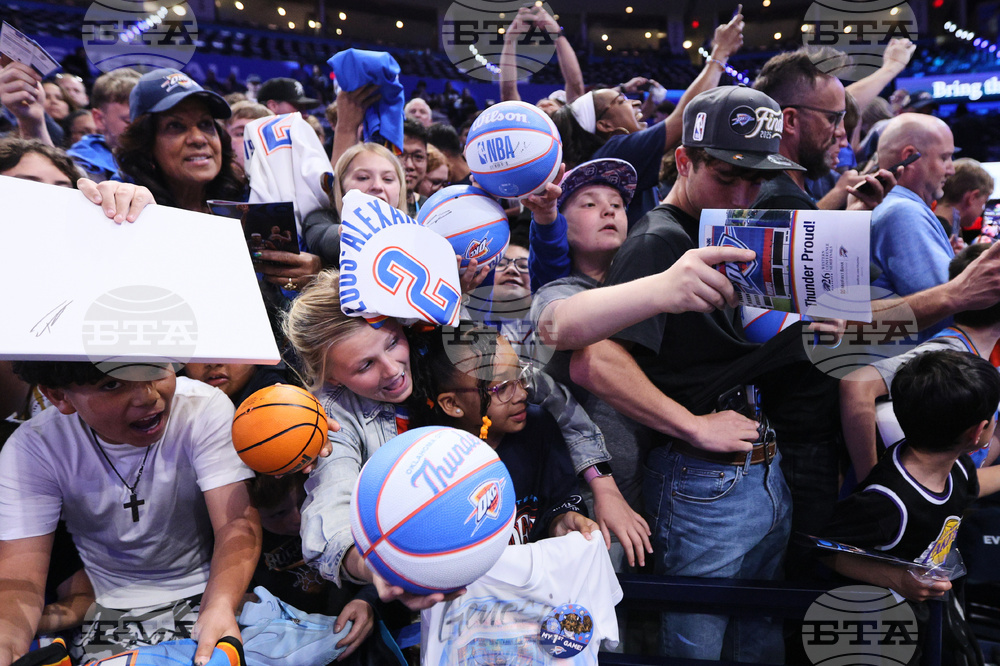 Lakers Thunder Basketball
