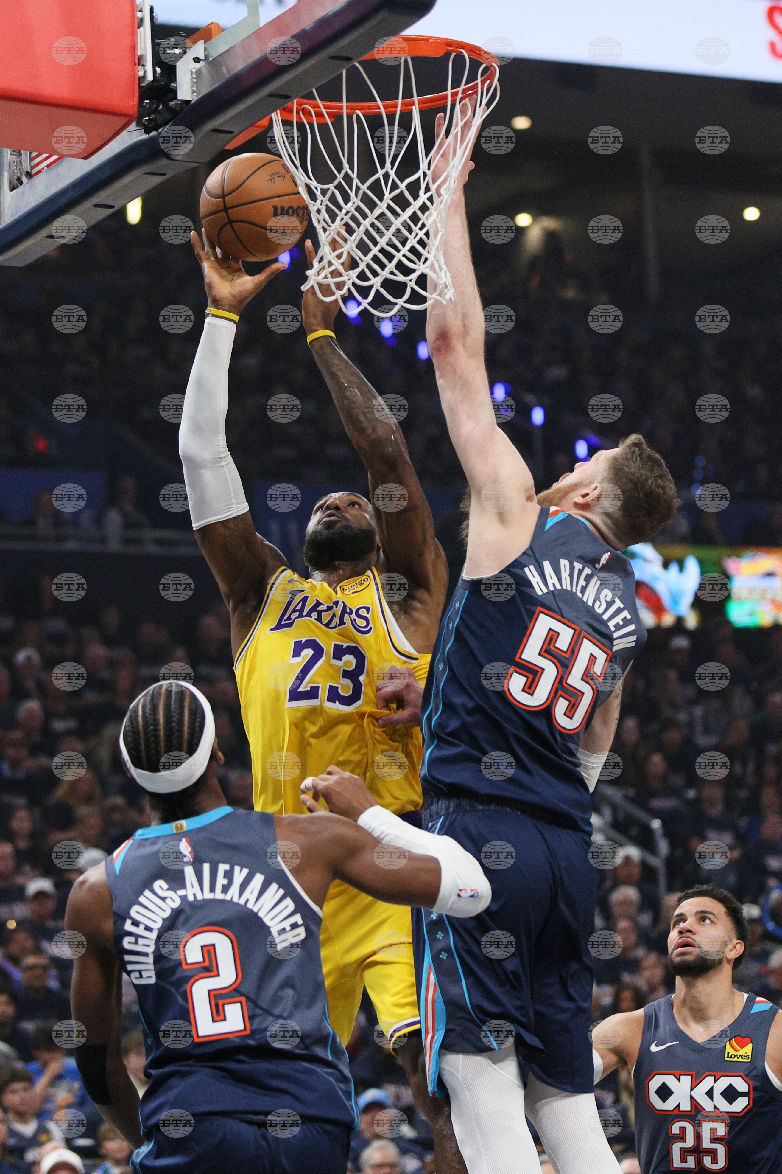 Lakers Thunder Basketball