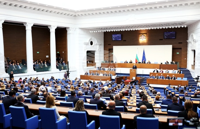 Парламентът одобри структурата на проектокабинета, предложена от избрания за премиер Румен Радев