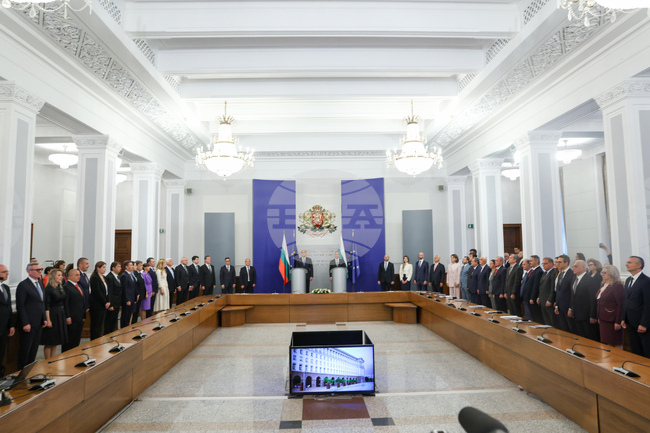 Министерски съвет - церемония по предаване и приемане на властта