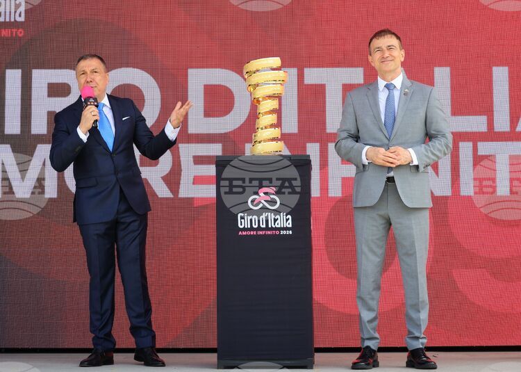 Nessebar Mayor Opens 109th Giro d'Italia