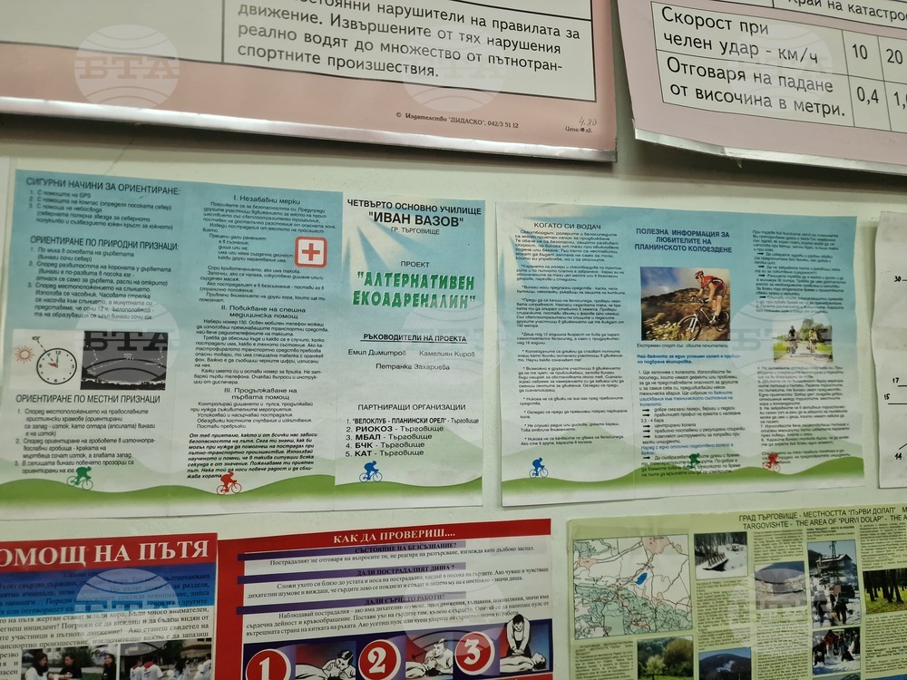 Търговище - ученически велоклуб - проект „В планините с орлите“
