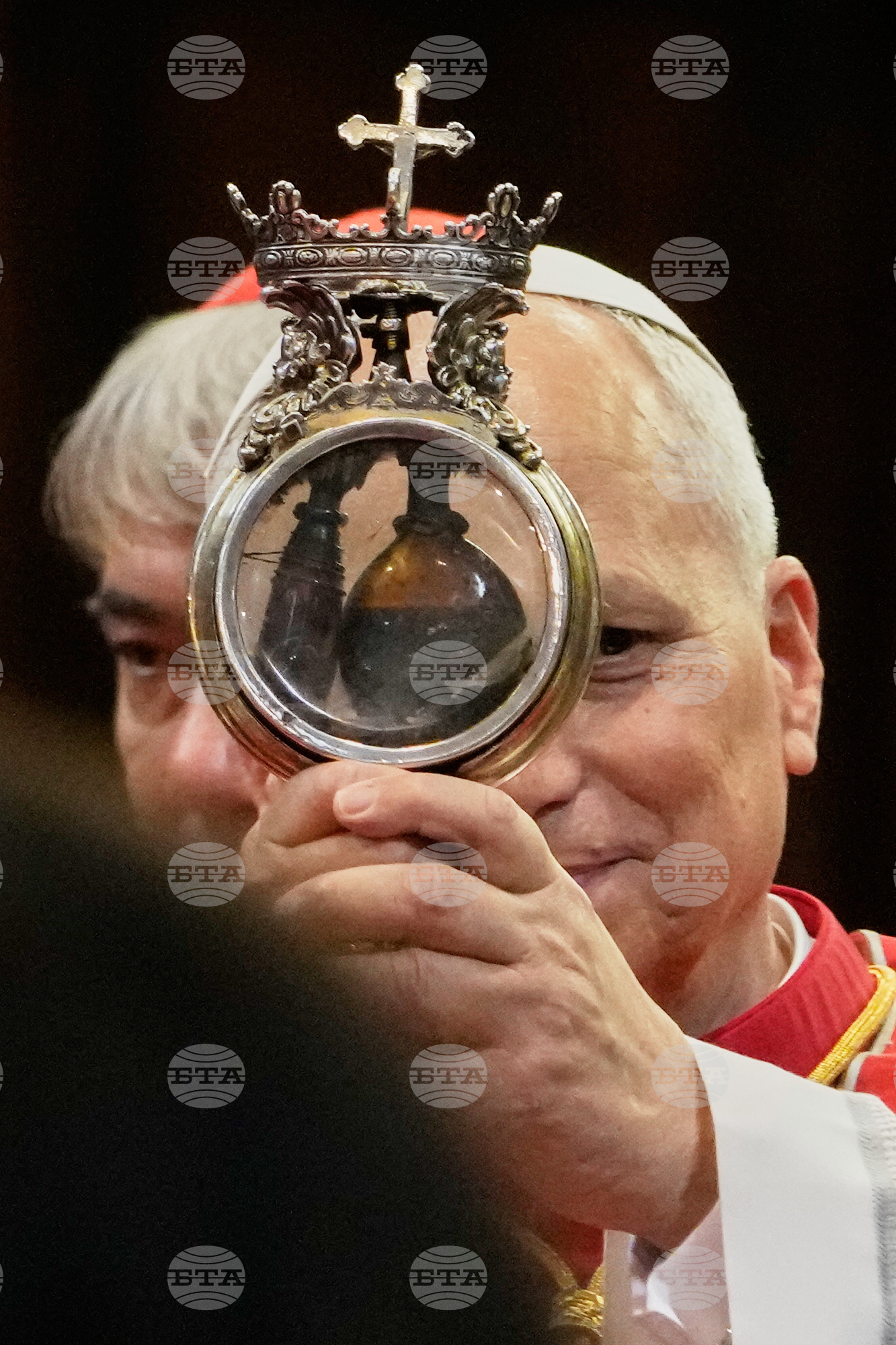 APTOPIX Italy Pope Naples