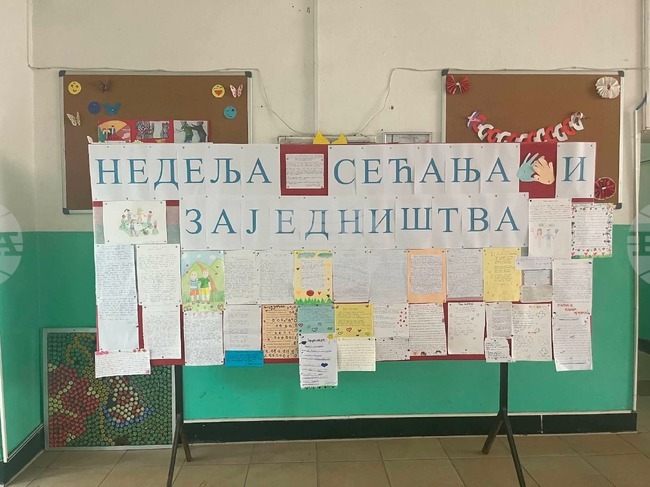 Ученици в Босилеград отбелязаха Седмицата на паметта и единството с поредица от инициативи 