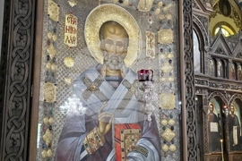 Видин - храм „Св. Николай Чудотворец“ - митрополит Пахомий - вечерня