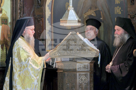 Видин - храм „Св. Николай Чудотворец“ - митрополит Пахомий - вечерня