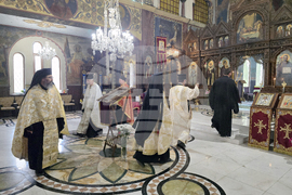 Видин - храм „Св. Николай Чудотворец“ - митрополит Пахомий - вечерня