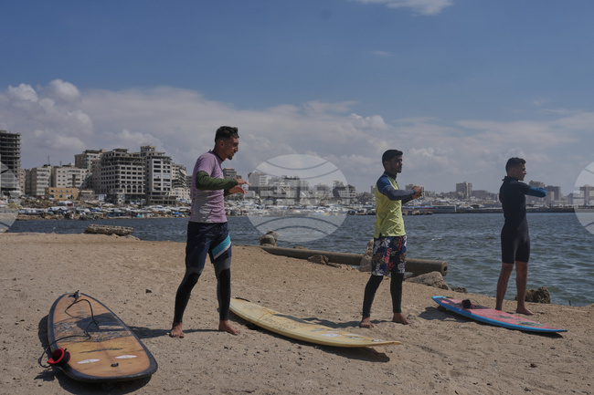 Israel Palestinians Gaza Surf