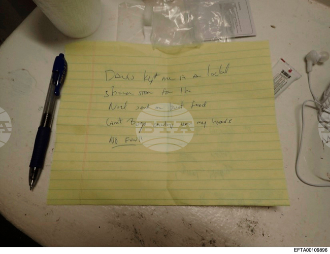Epstein Note Handwriting