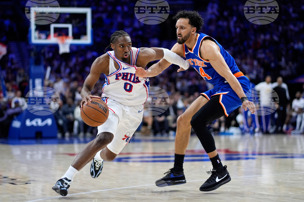 Knicks 76ers Basketball