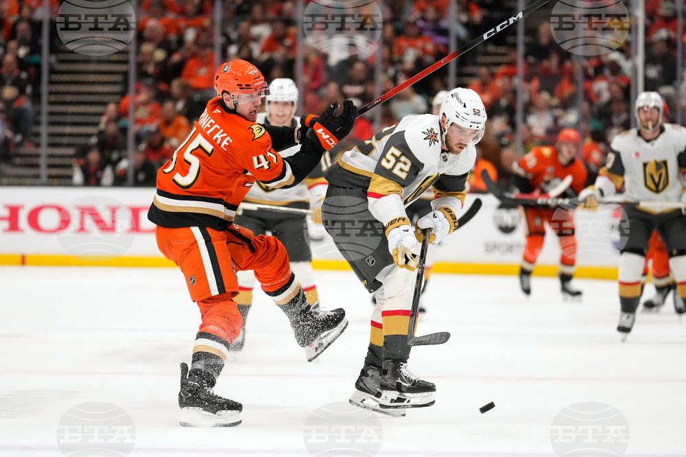 Golden Knights Ducks Hockey