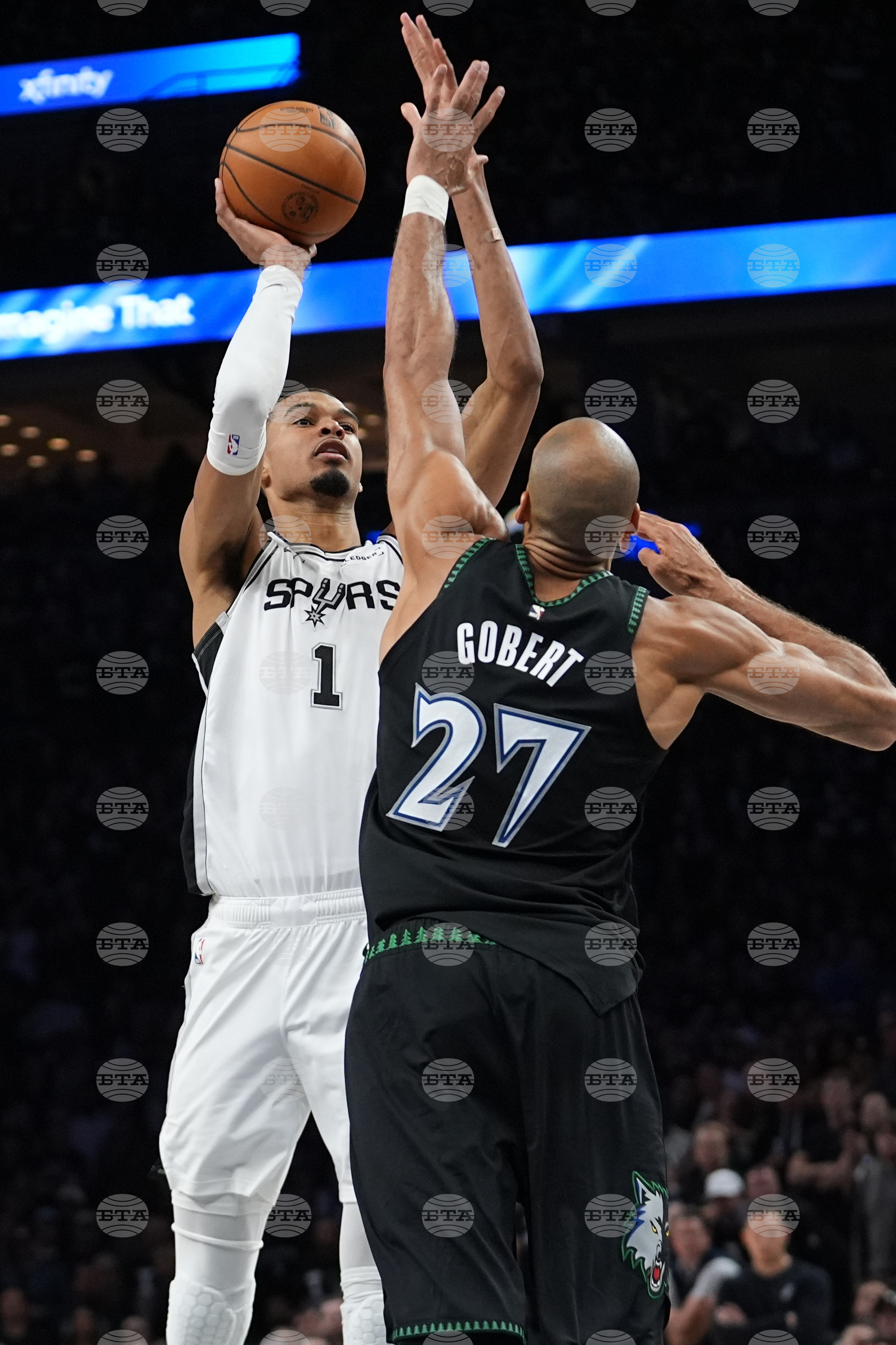 Spurs Timberwolves Basketball