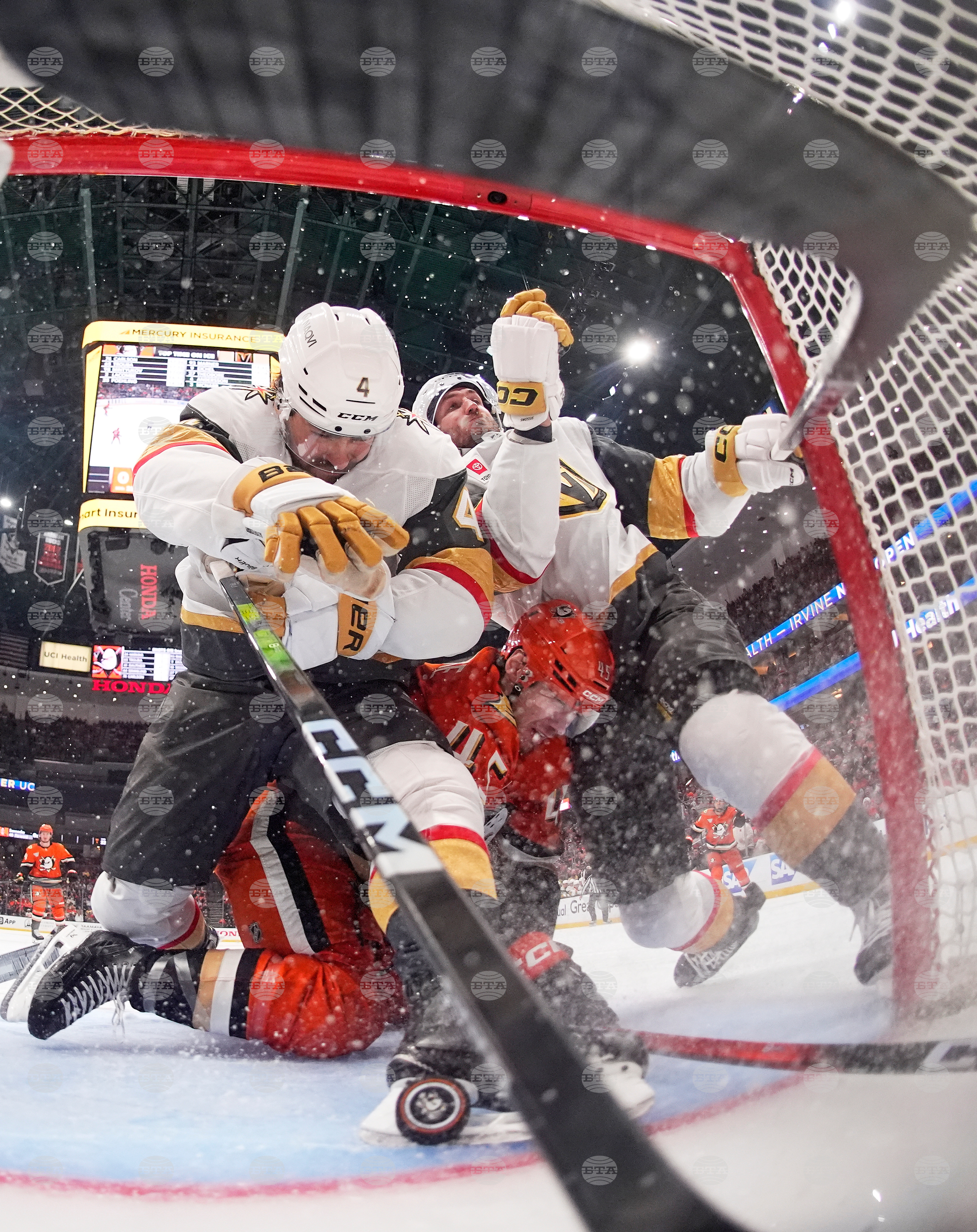 APTOPIX Golden Knights Ducks Hockey