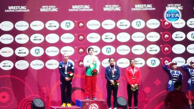 Юлияна Янева спечели първото злато за България на европейското първенство по борба в Загреб