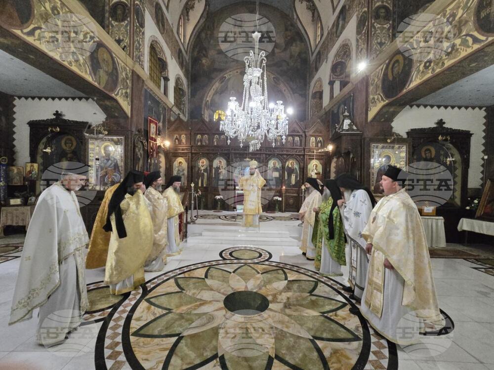 Видин - празнична литургия - храм „Св. Николай Чудотворец“ - Видински митрополит Пахомий