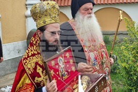 Ямбол - посрещане на светите мощи на св. вмчк Георги Победоносец