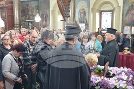 Ямбол - посрещане на светите мощи на св. вмчк Георги Победоносец