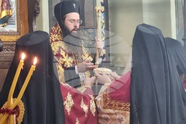 Ямбол - посрещане на светите мощи на св. вмчк Георги Победоносец