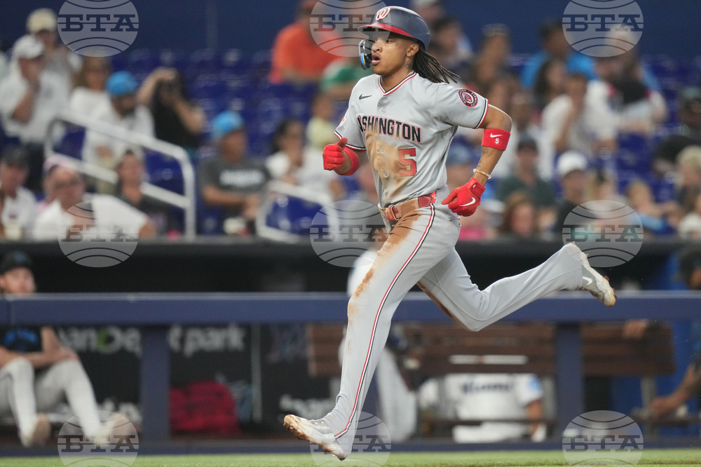 Nationals Marlins Baseball