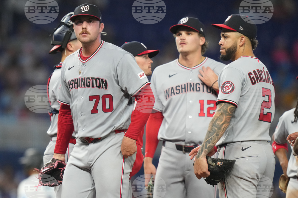 Nationals Marlins Baseball