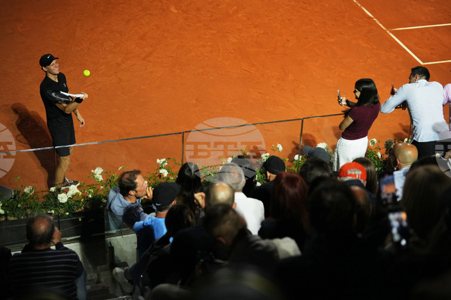 APTOPIX Italian Open Tennis