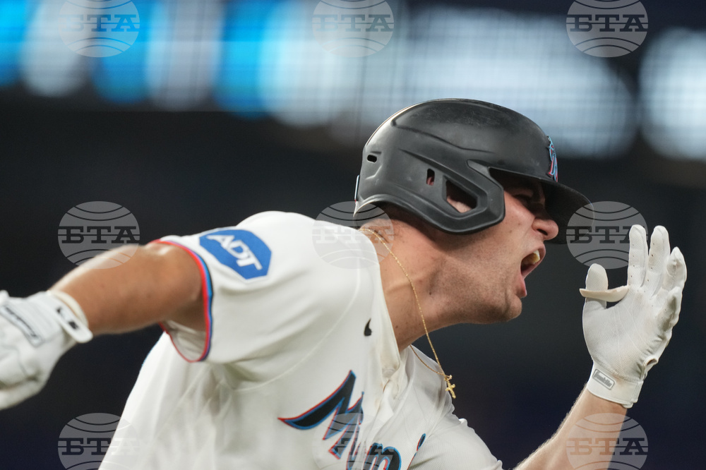 APTOPIX Nationals Marlins Baseball