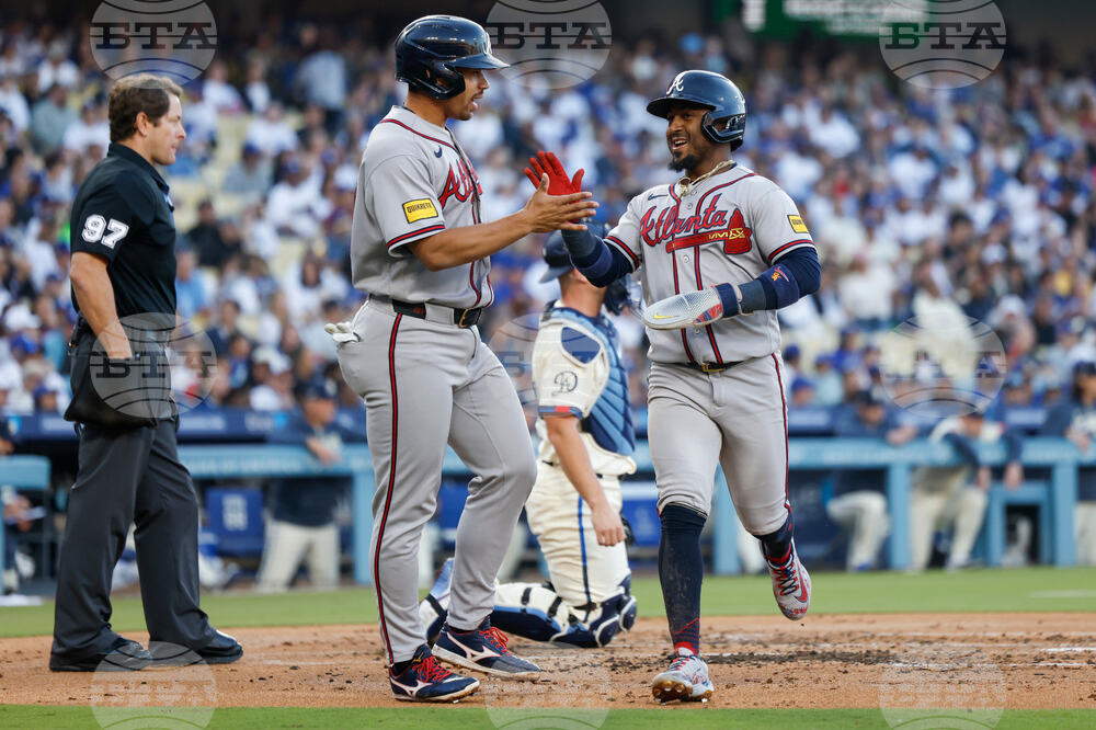 Braves Dodgers Baseball