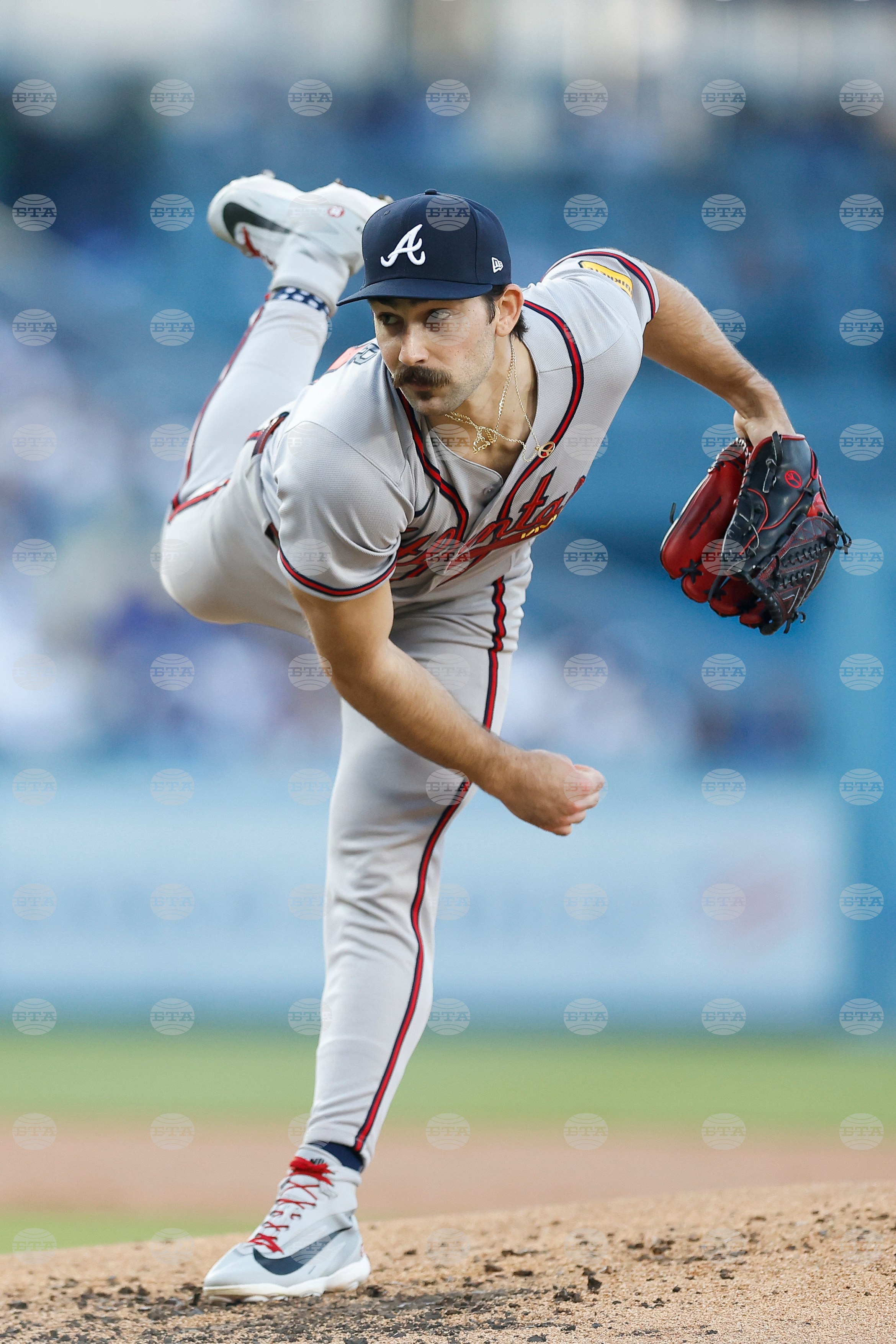 Braves Dodgers Baseball