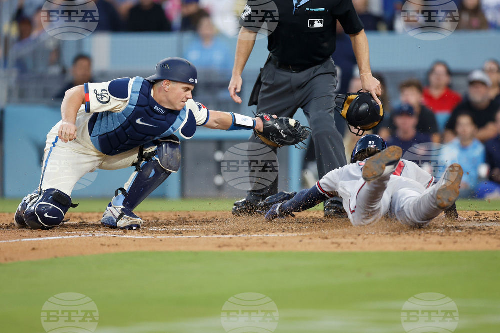 Braves Dodgers Baseball