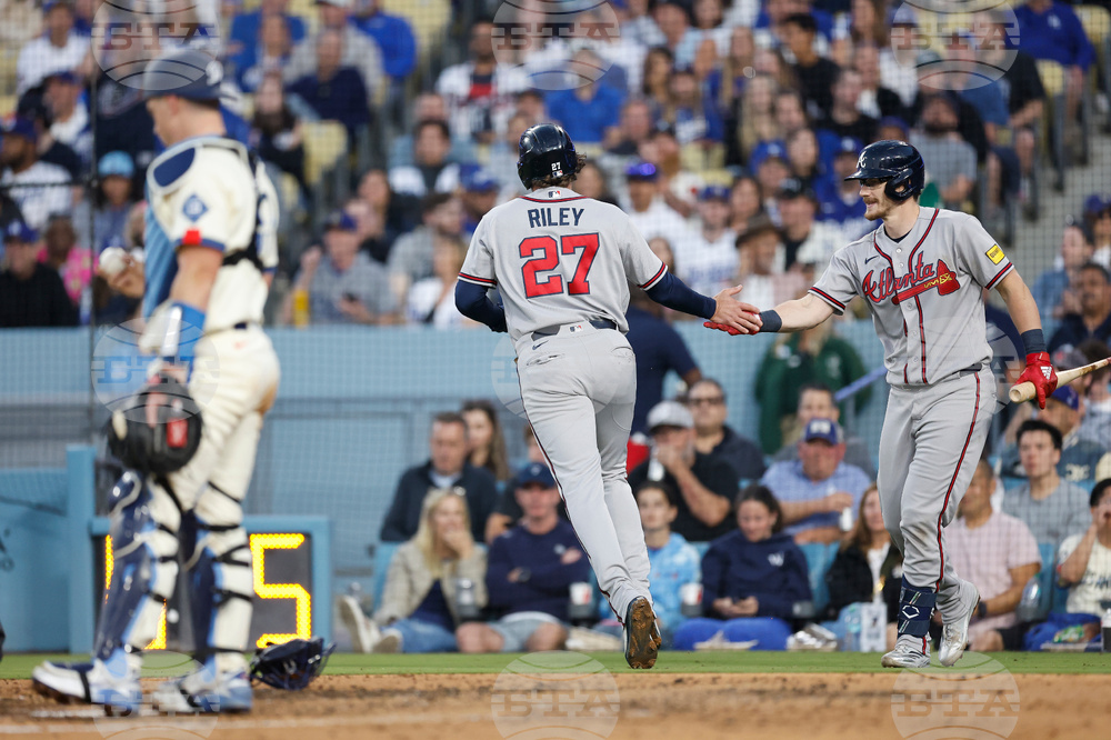 Braves Dodgers Baseball