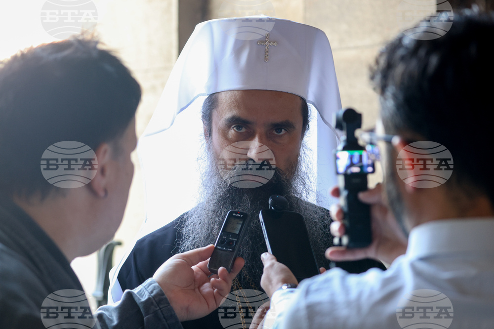 Храм-паметник „Св. Александър Невски“ - Патриарх Даниил  - литургия