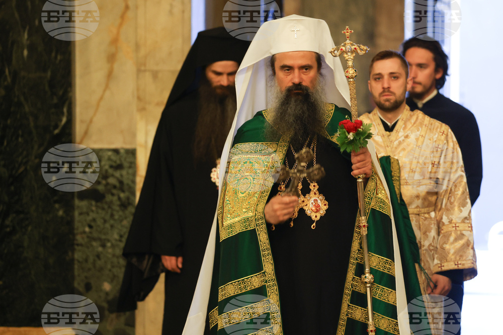 Храм-паметник „Св. Александър Невски“ - Патриарх Даниил  - литургия