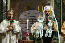 Храм-паметник „Св. Александър Невски“ - Патриарх Даниил  - литургия