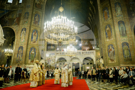Храм-паметник „Св. Александър Невски“ - Патриарх Даниил - литургия
