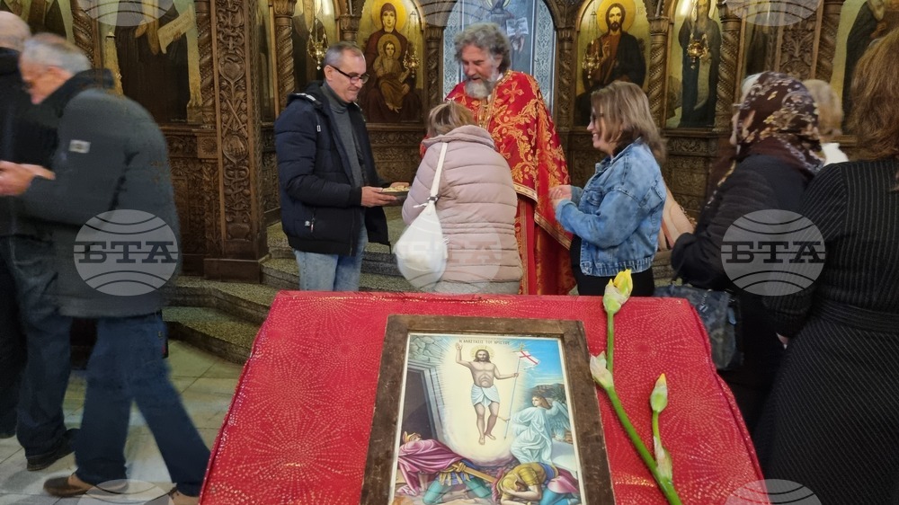 Търговище - храм „Св. Йоан Рилски“ - неделна служба