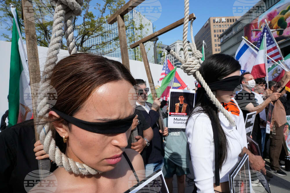South Korea Iran Protest