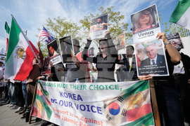 South Korea Iran Protest