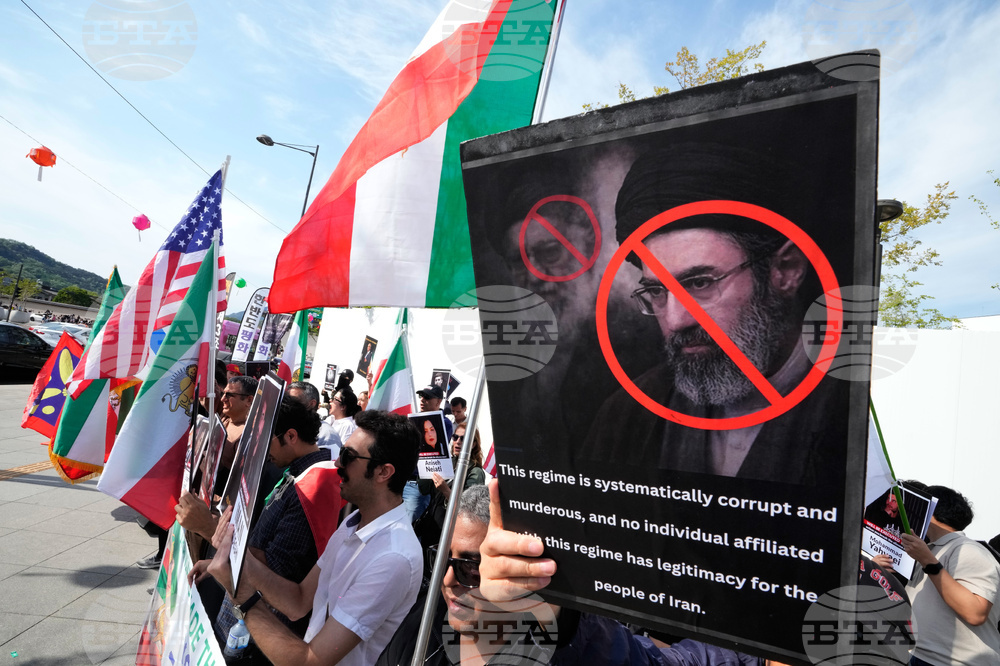 South Korea Iran Protest