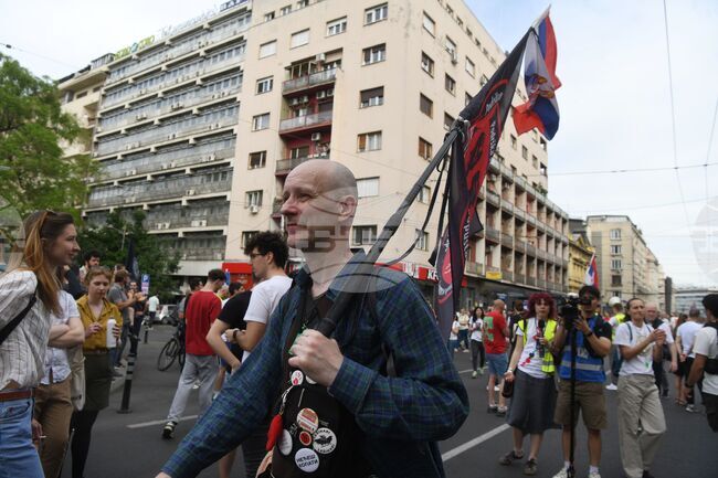 Сърбия - протест