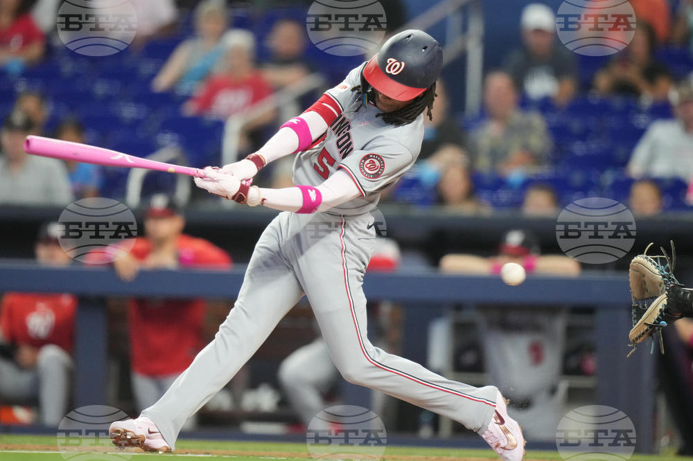 Nationals Marlins Baseball