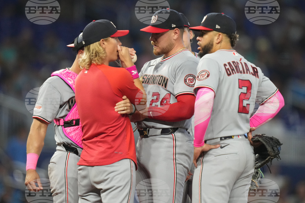 Nationals Marlins Baseball