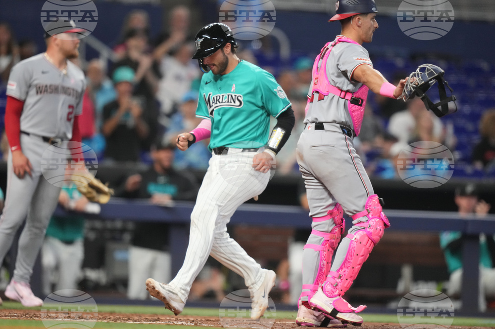 Nationals Marlins Baseball