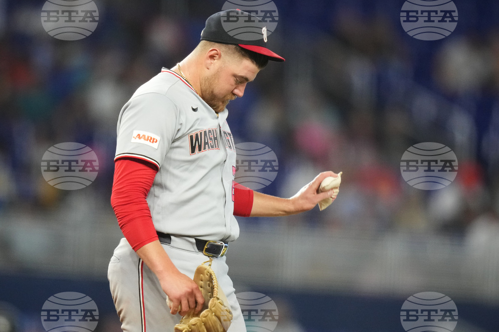 Nationals Marlins Baseball