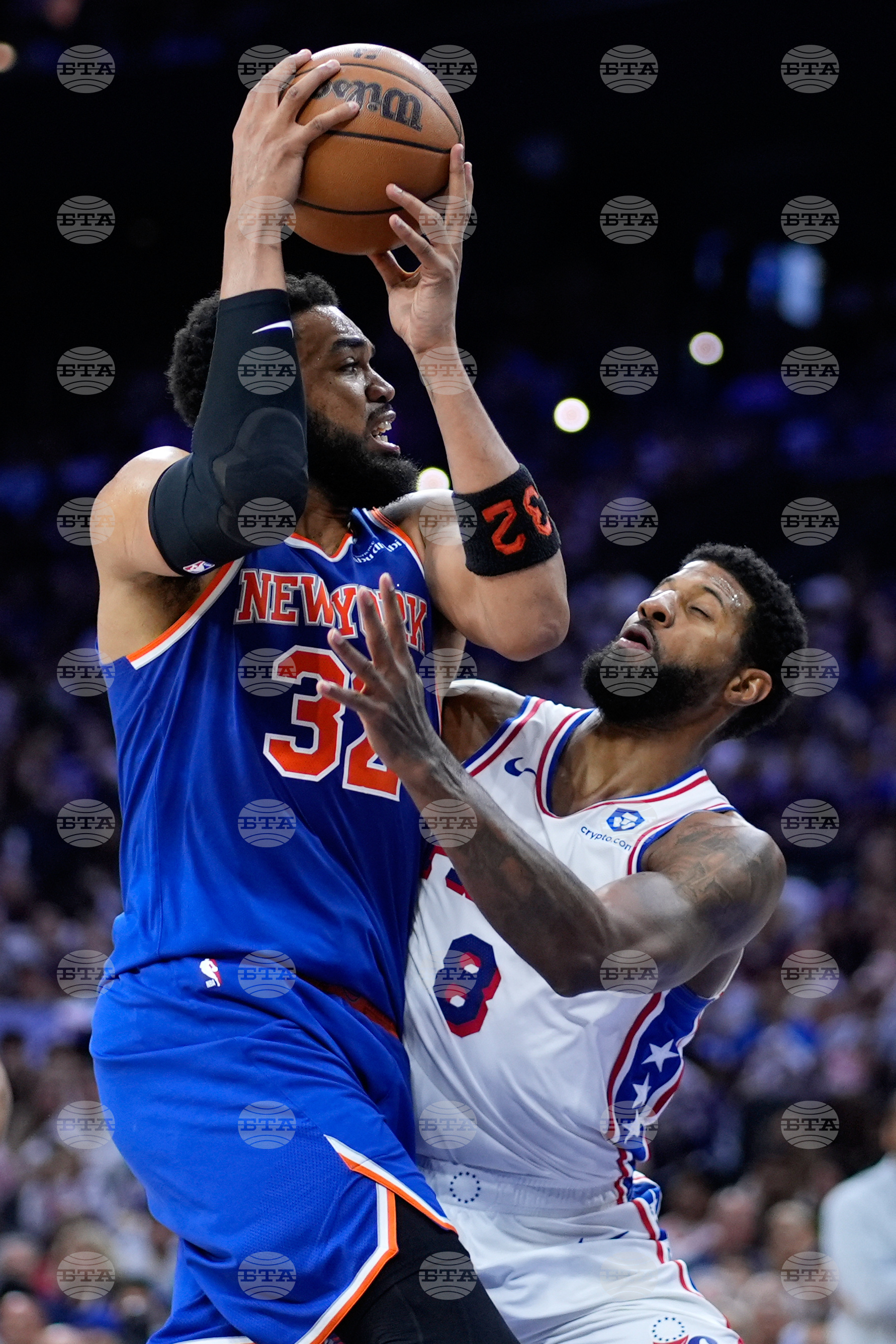 Knicks 76ers Basketball